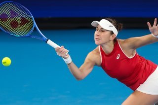 Un tirage difficile pour Belinda Bencic KEYSTONE/EPA/MARK EVANS